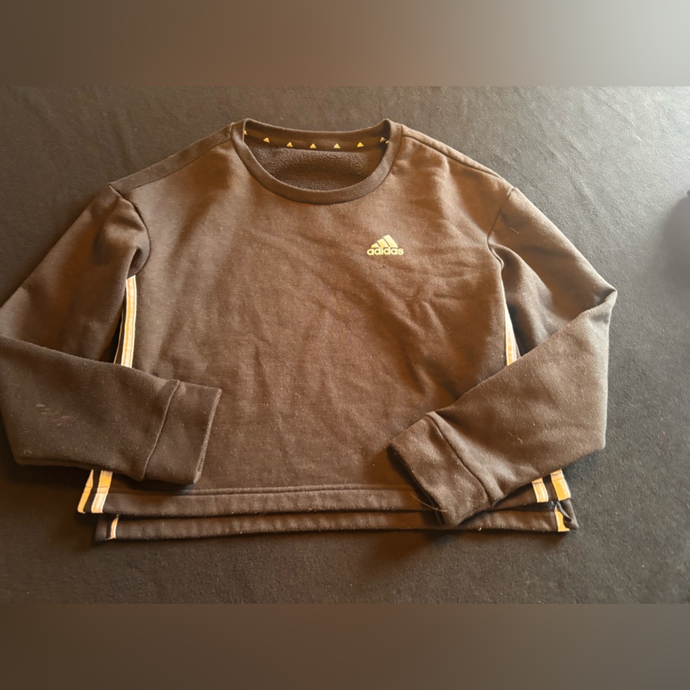 Adidas Dark Gray Crewneck Sweater